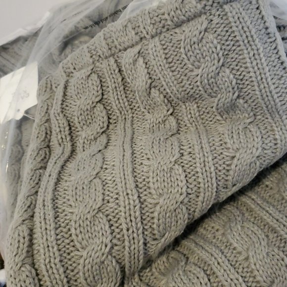 Restoration Hardware Baby & Child Cable Knit/Luxe Fur Arctic Fox Stroller … - Picture 5 of 7